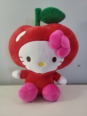 Hello Kitty Apple Fruit Dress Plush